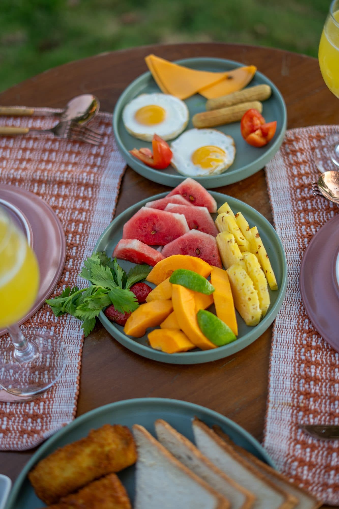 Fresh breakfast served at Tranquil Trails Sigiriya
